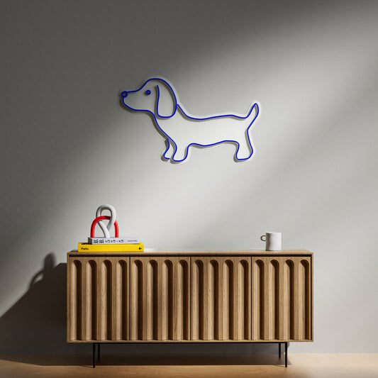 Dog Neon Sign for Pet Shop Home Decor Dog Love Theme