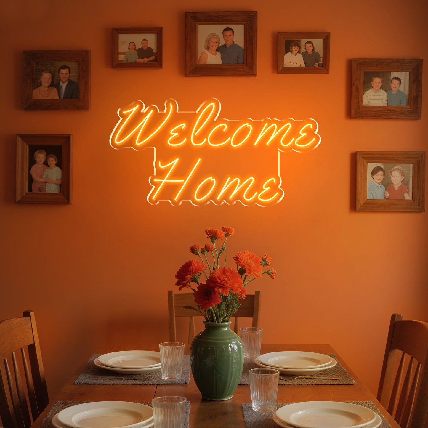 Welcome Home Neon Sign for Entryway Living Room Housewarming Decor Gift
