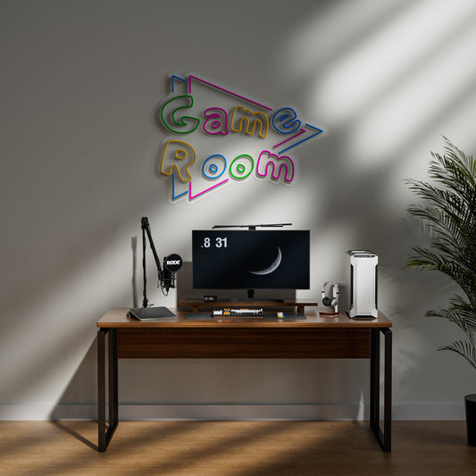 Game Room Neon Sign for Gaming Zone Home Arcade Entertainment Decor