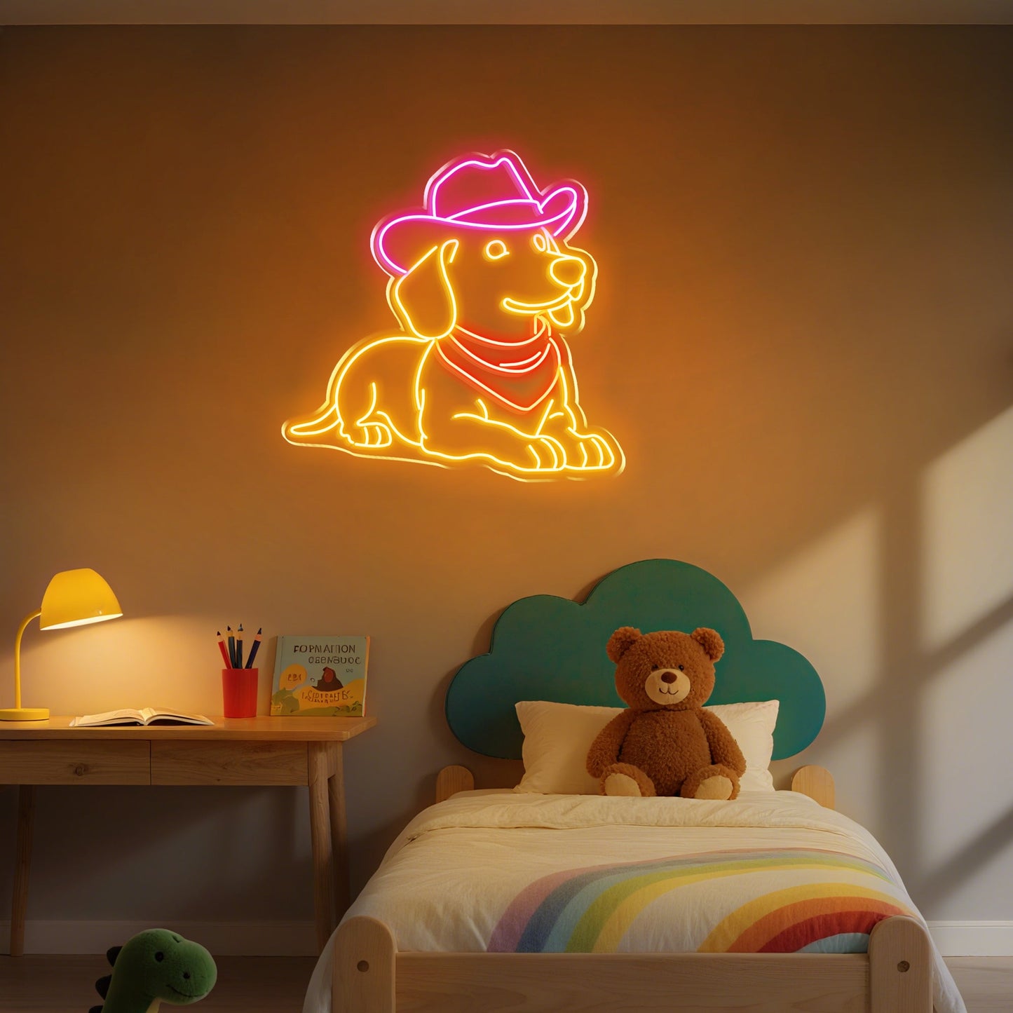 Dachshund Neon Sign for Pet Lover Home Decor Dog Cat Theme