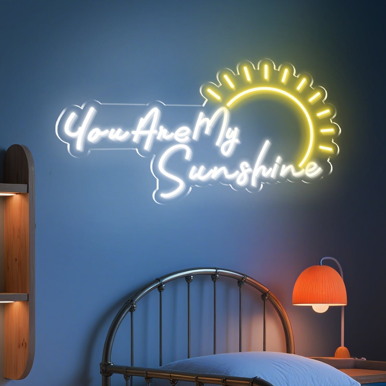 You Are My Sunshine Neon Sign for Nursery Bedroom Romantic Gift