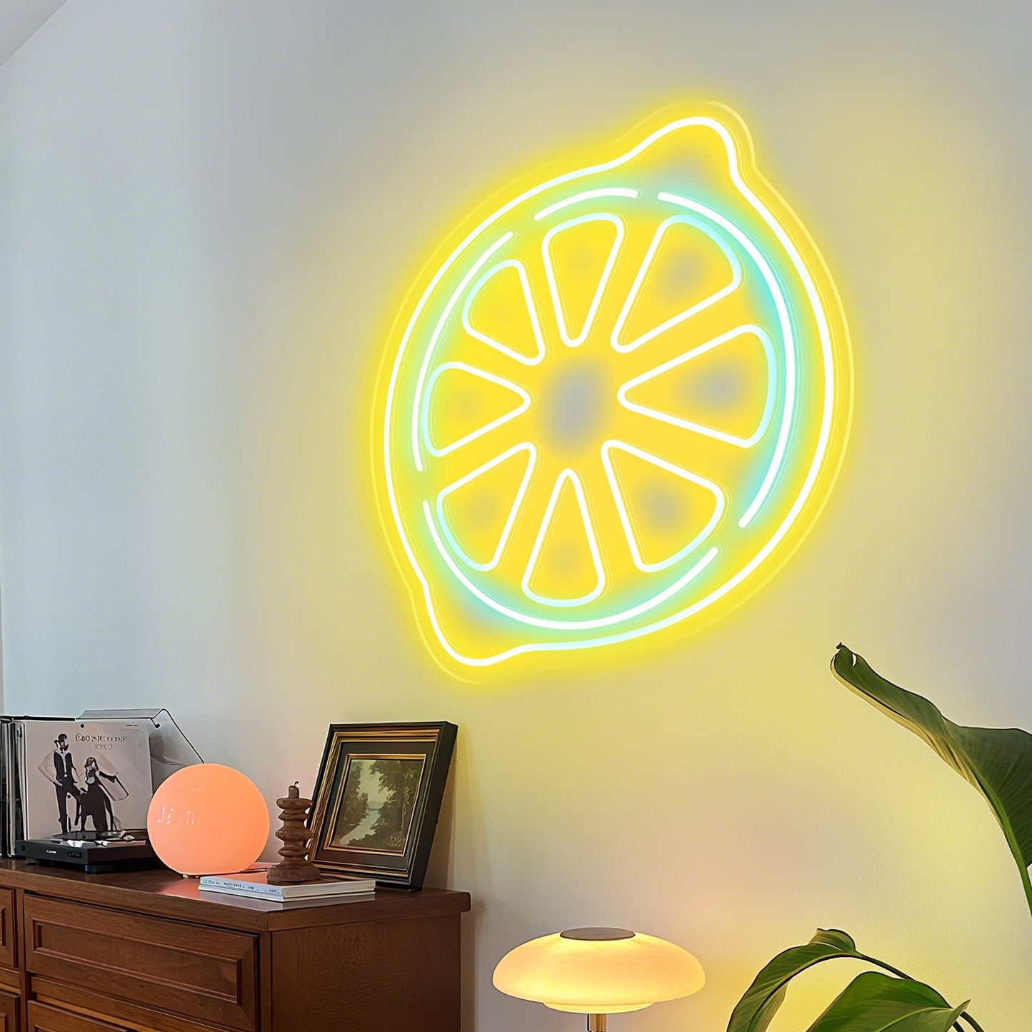 Lemon Neon Sign for Kitchen Dining Room Cafe Bar Decor