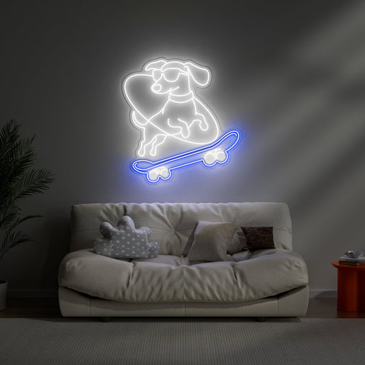 Dachshund Neon Sign for Pet Lover Home Decor Dog Cat Theme