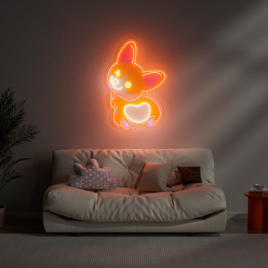 Dog Neon Sign for Pet Home Decor Dog Love Theme