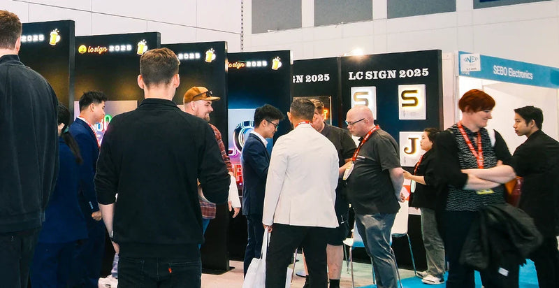 A stunning custom illuminated brand logo sign created by LC SIGN, showcasing their expert craftsmanship.