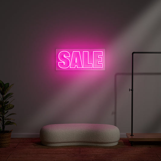 Sale Neon Sign for Retail Store Shop Window Commercial Business Promotion