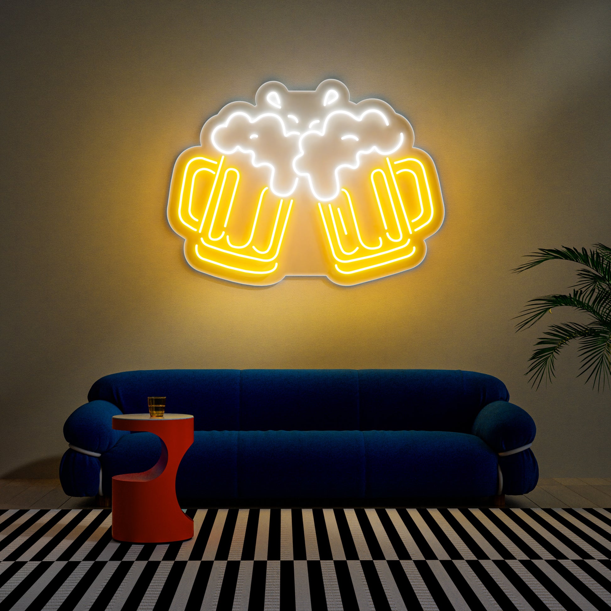 Cheers Beer Neon Sign for Pub Restaurant Home Bar Sports Theme