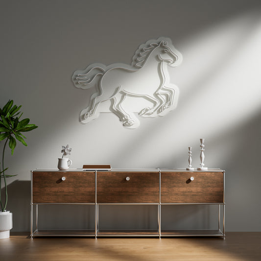 Horse Neon Sign for Equestrian Home Office Club Decor