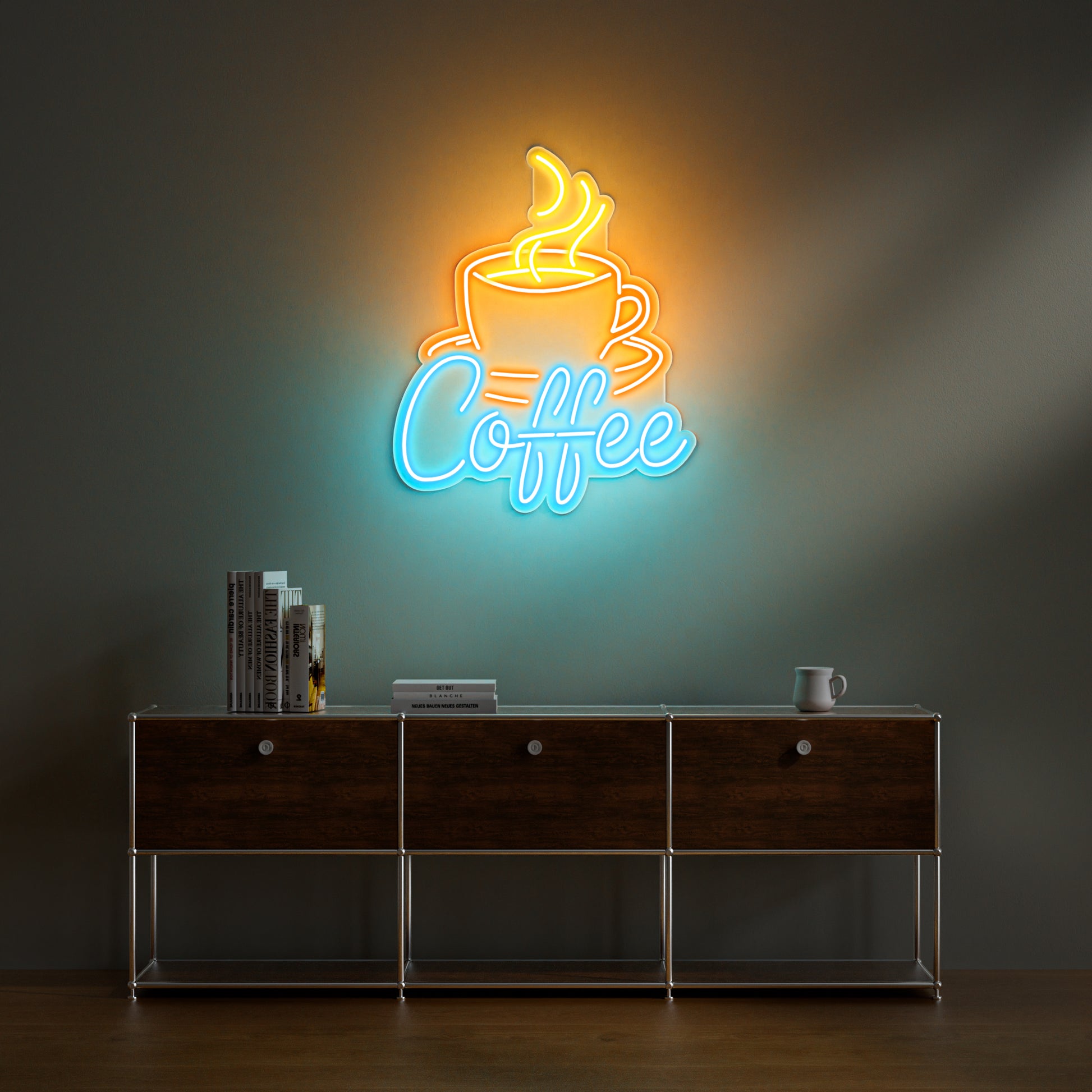 Coffee Neon Sign for Cafe Restaurant Home Coffee Bar Decor
