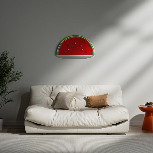 Watermelon Neon Sign for Kitchen Dining Room Summer Decor