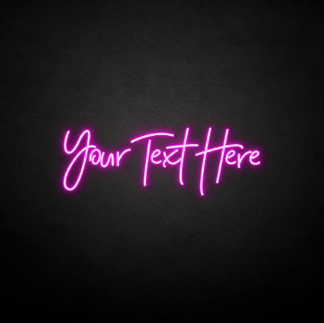 Custom Text Neon Signs