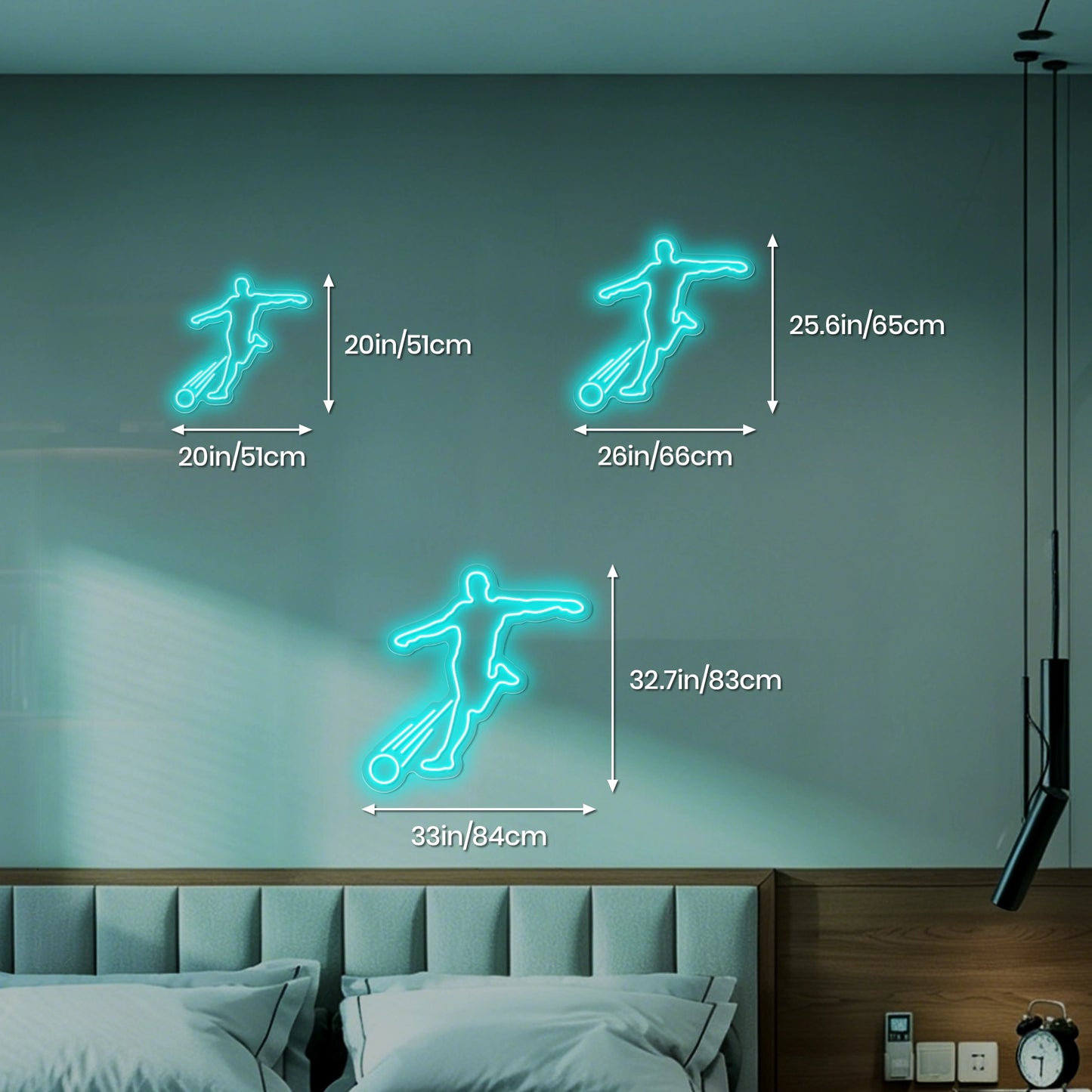 Soccer Player Neon Sign