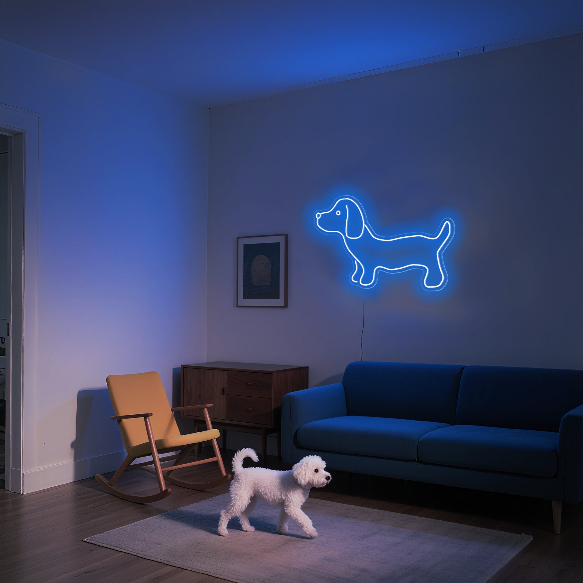 Dog Neon Sign for Pet Shop Home Decor Dog Love Theme