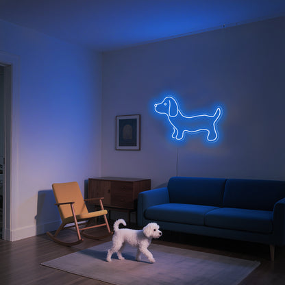 Dog Neon Sign for Pet Shop Home Decor Dog Love Theme
