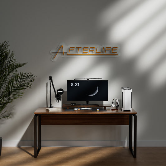 Afterlife Neon Sign for Mysterious Bar Gaming Room Unique Decor