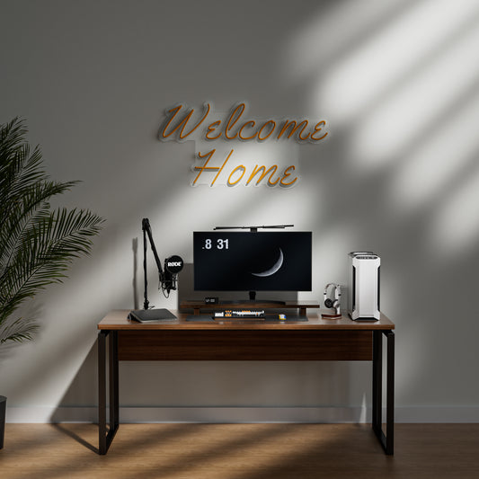 Welcome Home Neon Sign for Entryway Living Room Housewarming Decor Gift