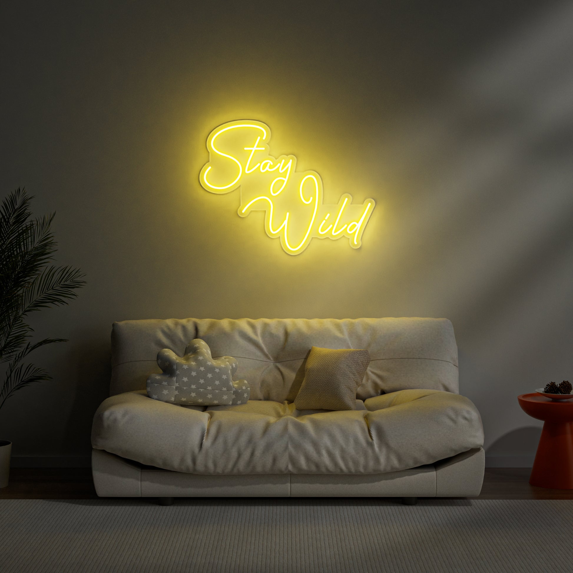 Stay Wild Neon Sign for Bedroom Game Room Adventure Free Spirit Decor