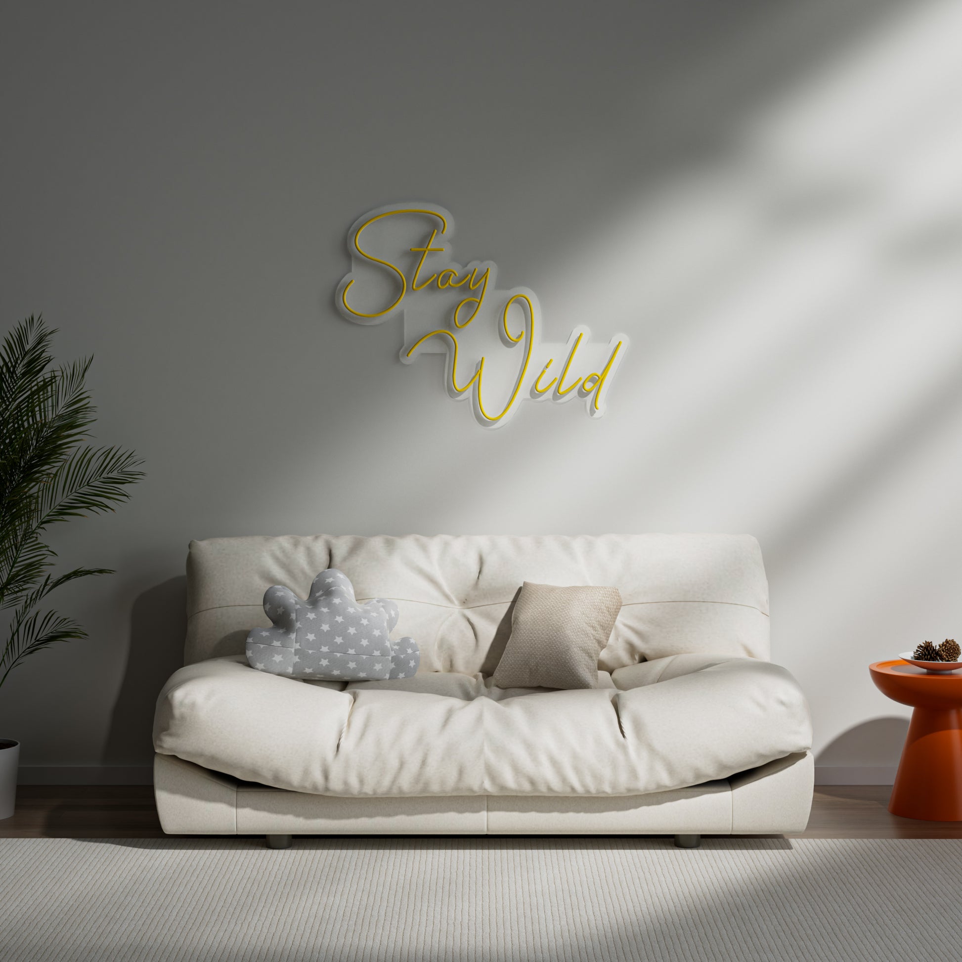 Stay Wild Neon Sign for Bedroom Game Room Adventure Free Spirit Decor