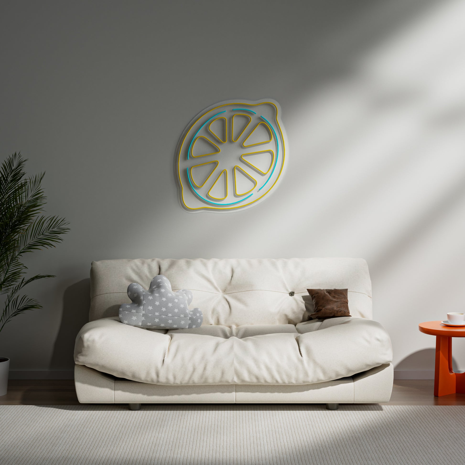 Lemon Neon Sign for Kitchen Dining Room Cafe Bar Decor