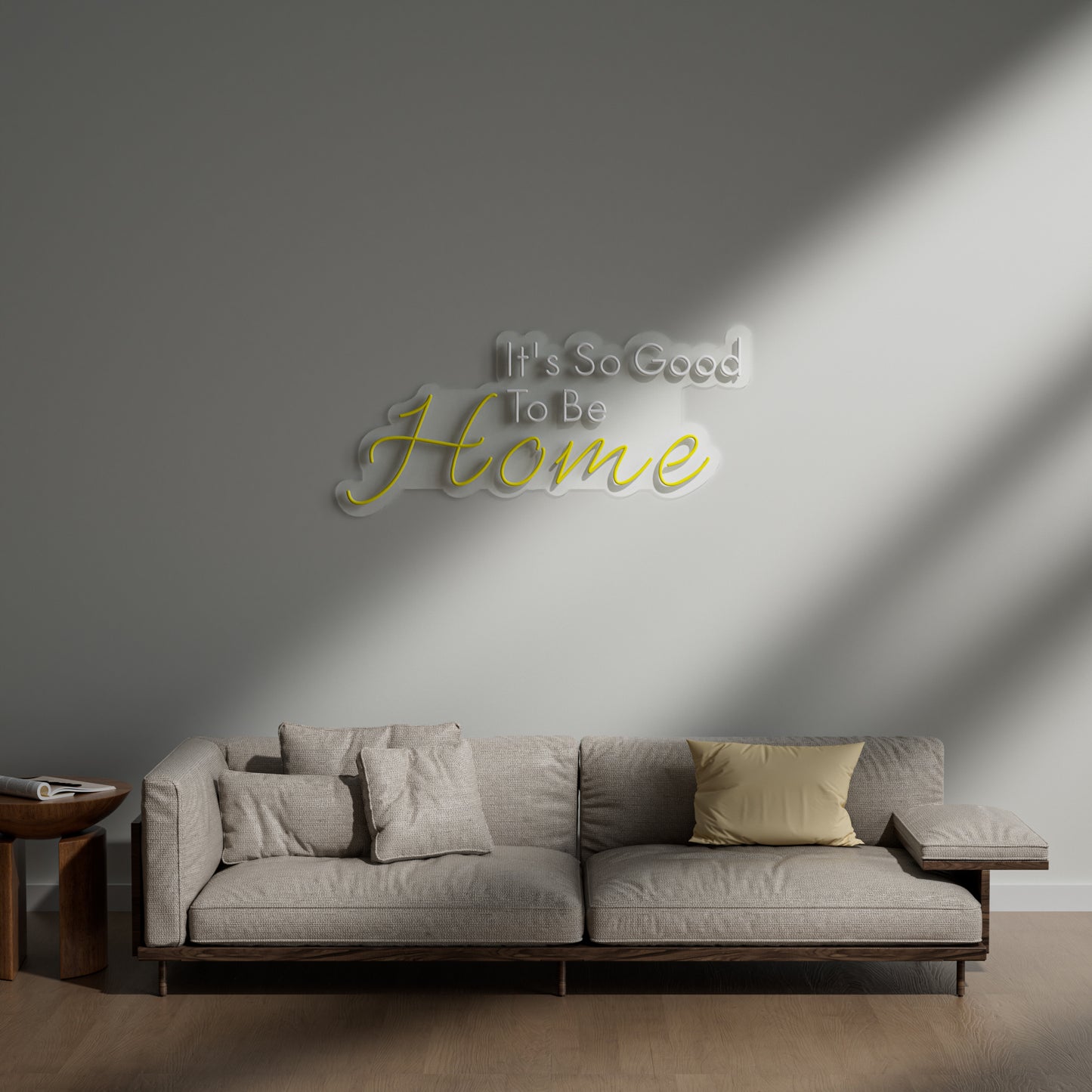 It's So Good To Be Home Neon Sign for Entryway Living Room Cozy Decor