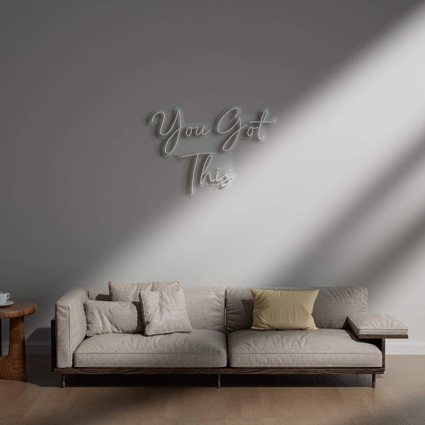 You Got This Neon Sign for Home Office Gym Student Motivational Decor