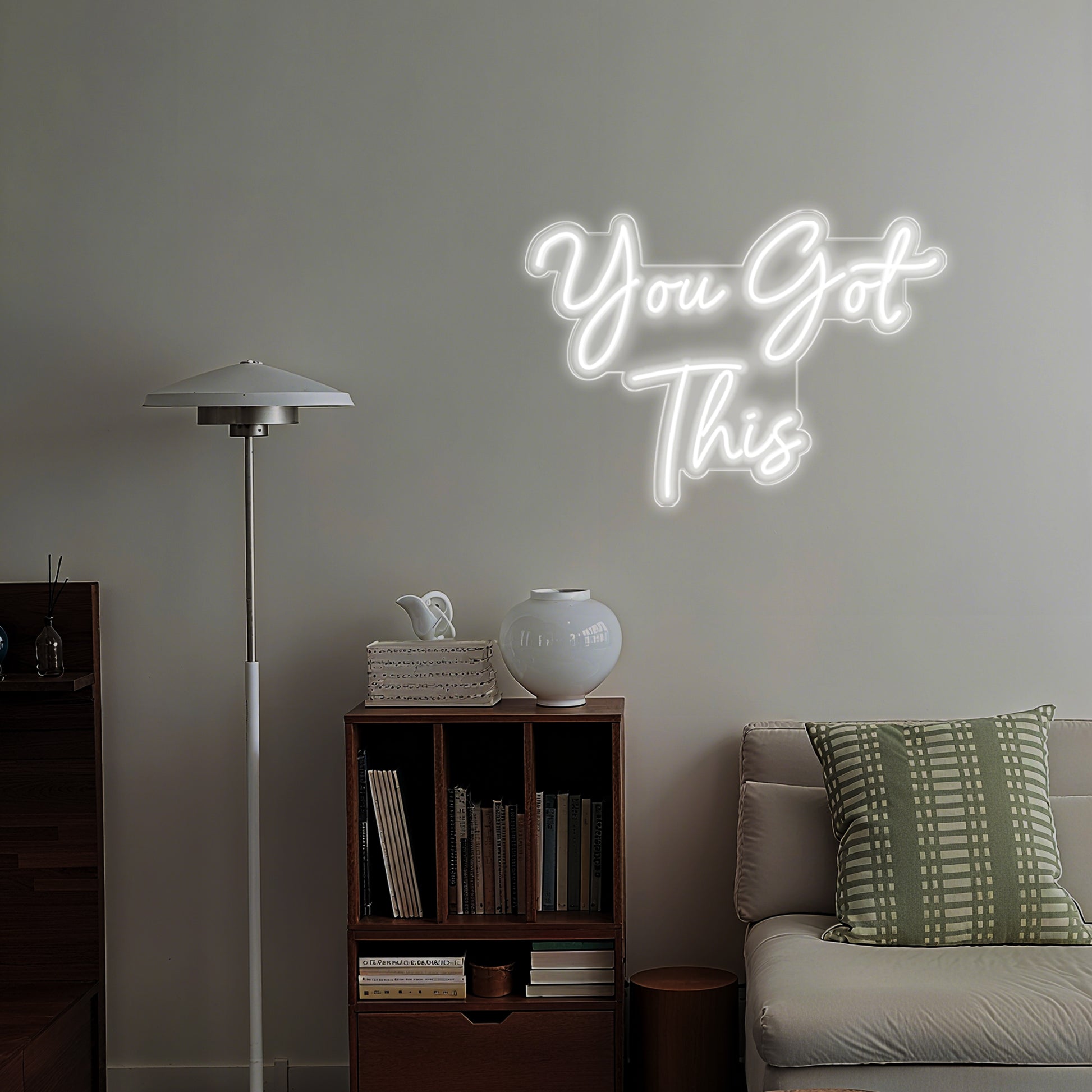 You Got This Neon Sign for Home Office Gym Student Motivational Decor