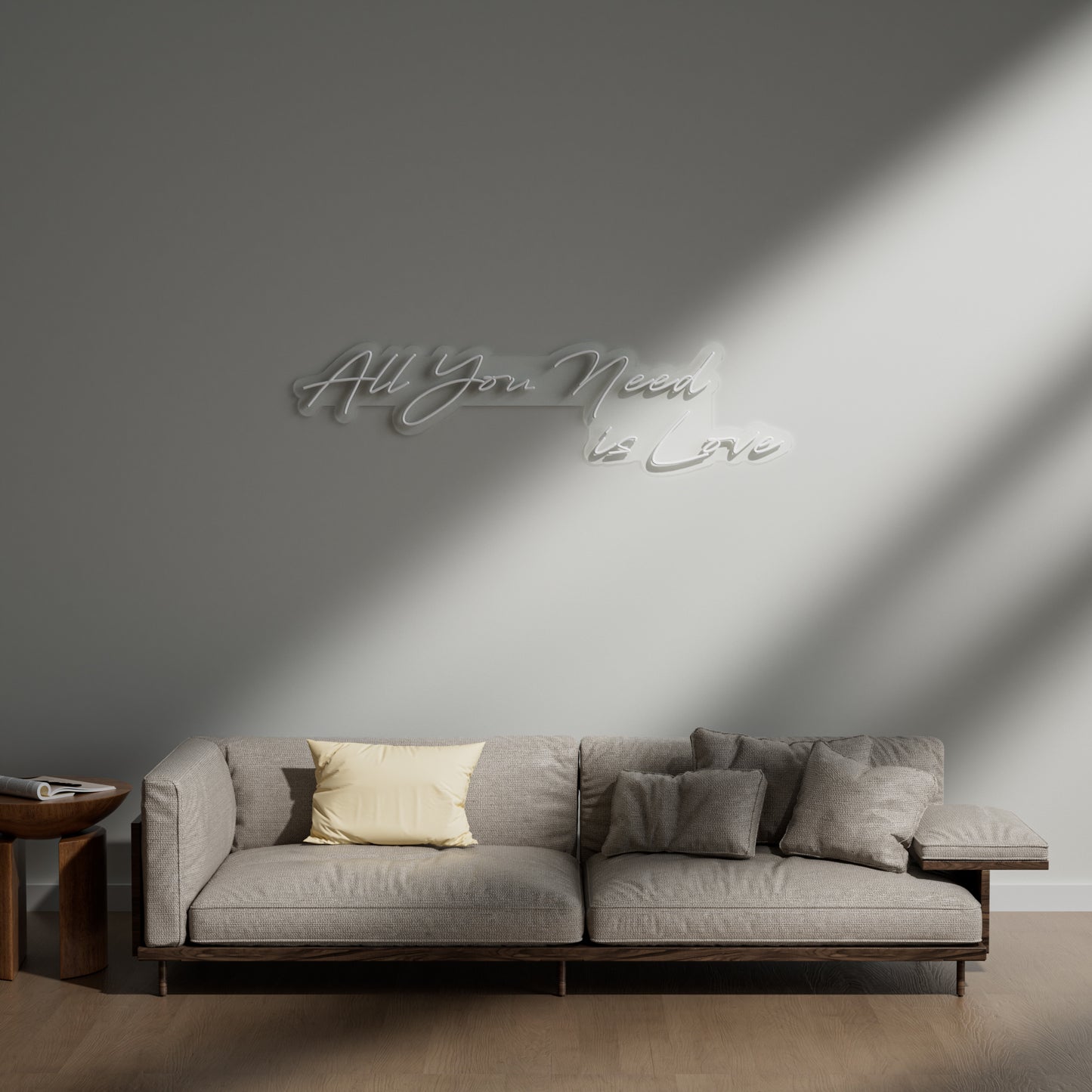 All You Need Is Love Neon Sign for Home Wedding Anniversary Romantic Decor