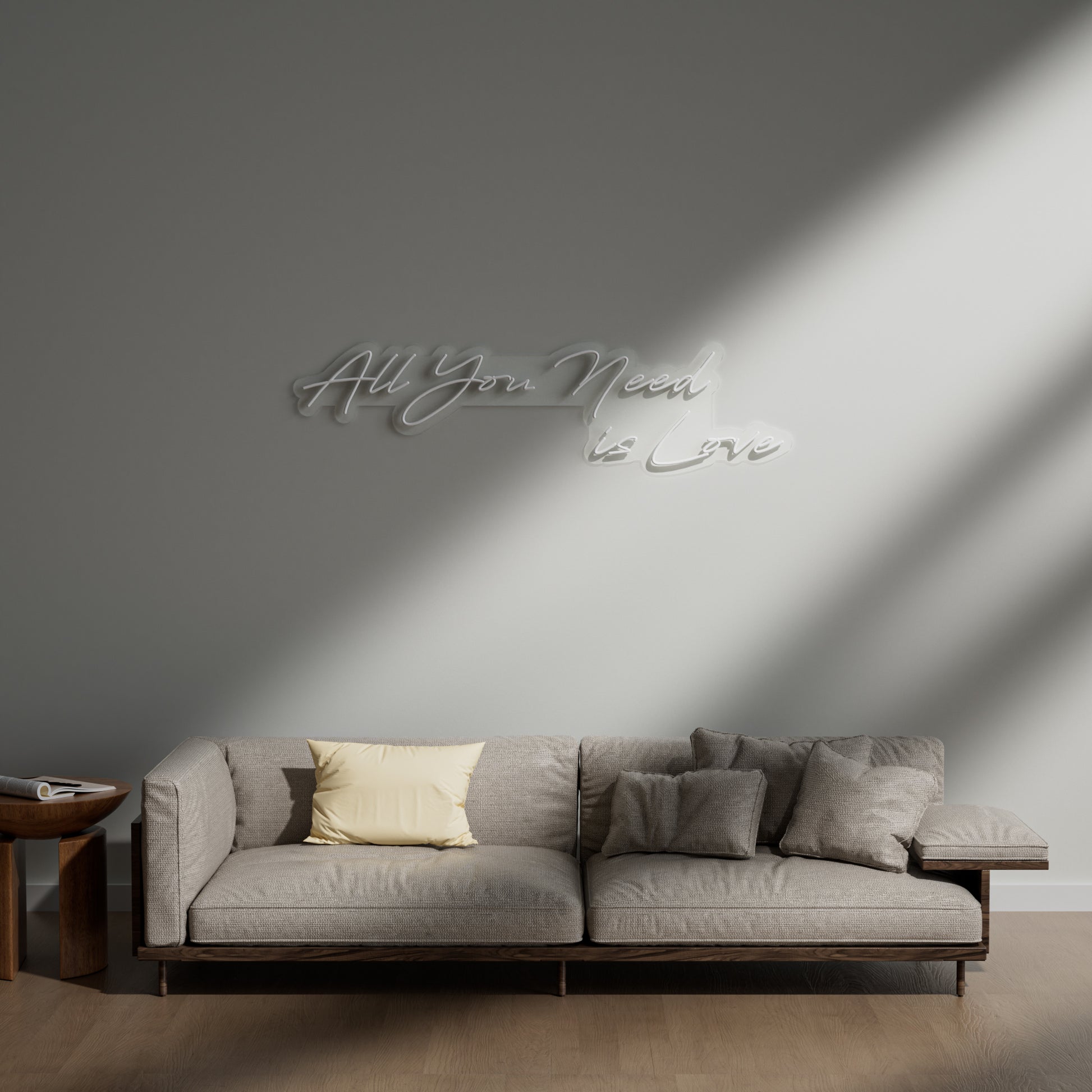 All You Need Is Love Neon Sign for Home Wedding Anniversary Romantic Decor