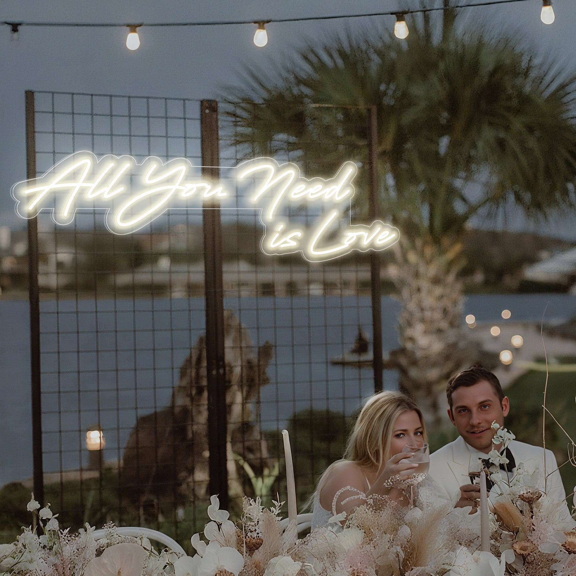 All You Need Is Love Neon Sign for Home Wedding Anniversary Romantic Decor