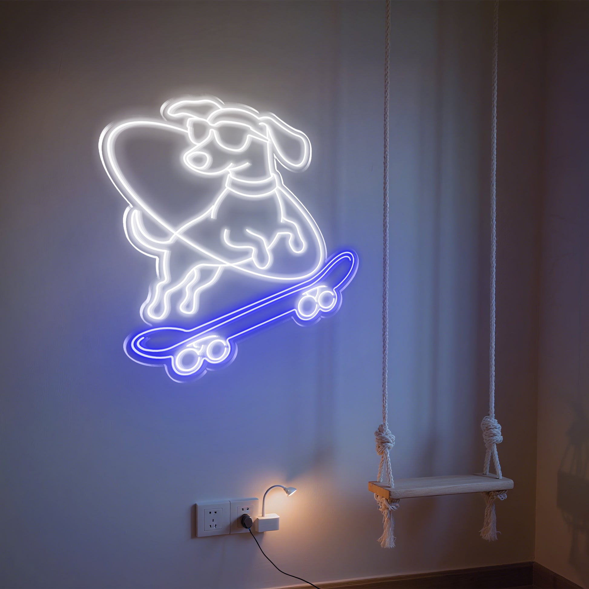 Dachshund Neon Sign for Pet Lover Home Decor Dog Cat Theme