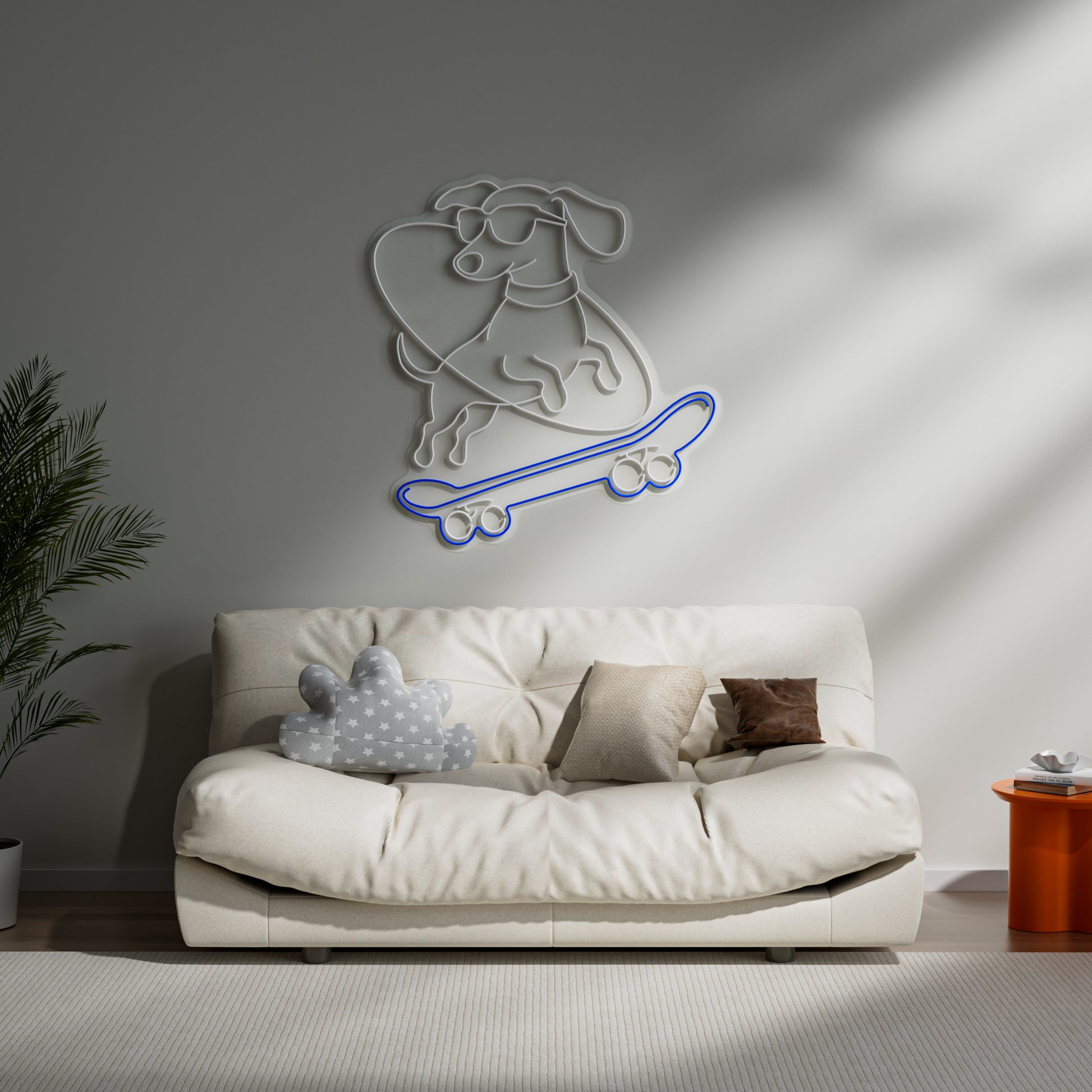 Dachshund Neon Sign for Pet Lover Home Decor Dog Cat Theme