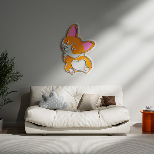 Dog Neon Sign for Pet Home Decor Dog Love Theme