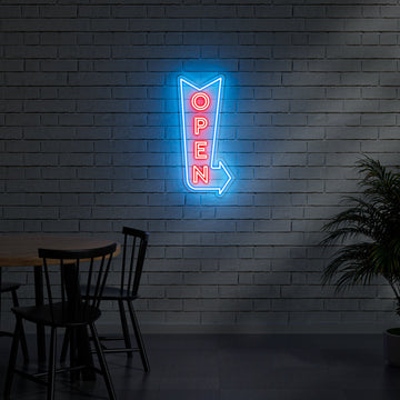 Open Neon Sign for Business Shop Cafe Restaurant Display